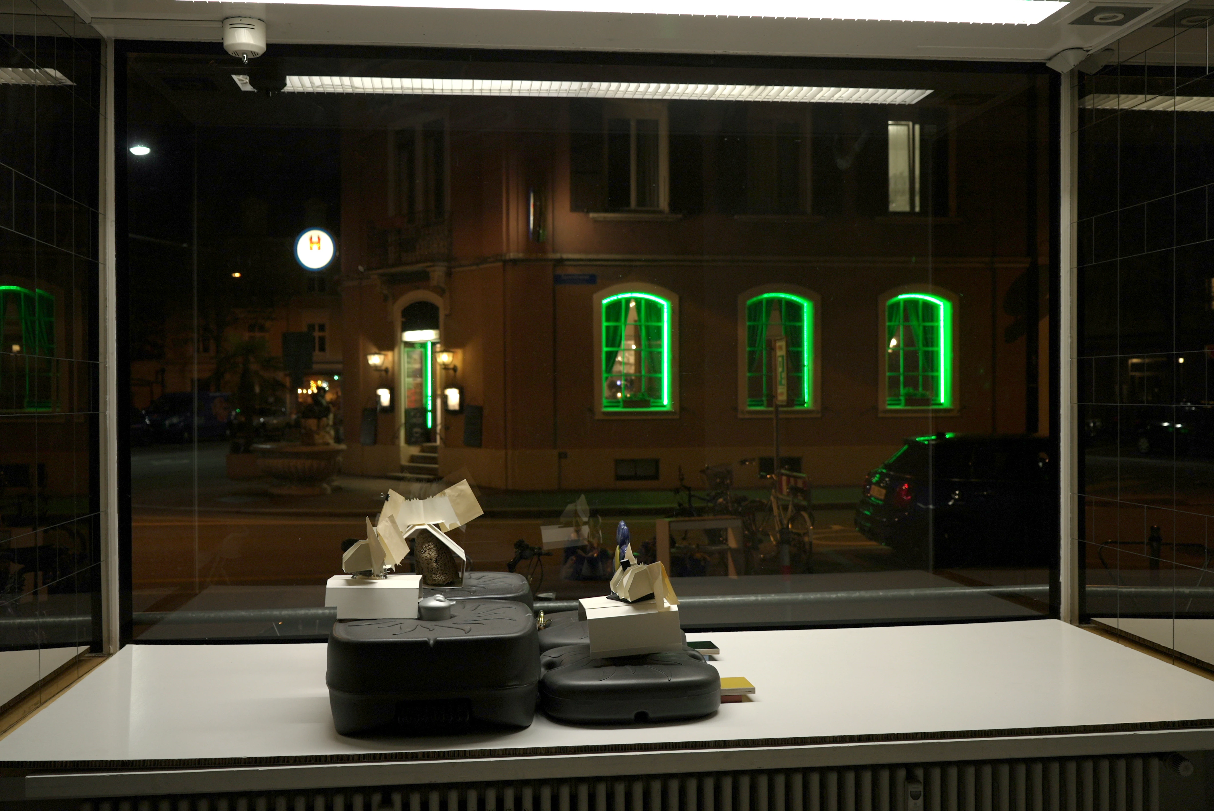 Public Possession, installation view, night version